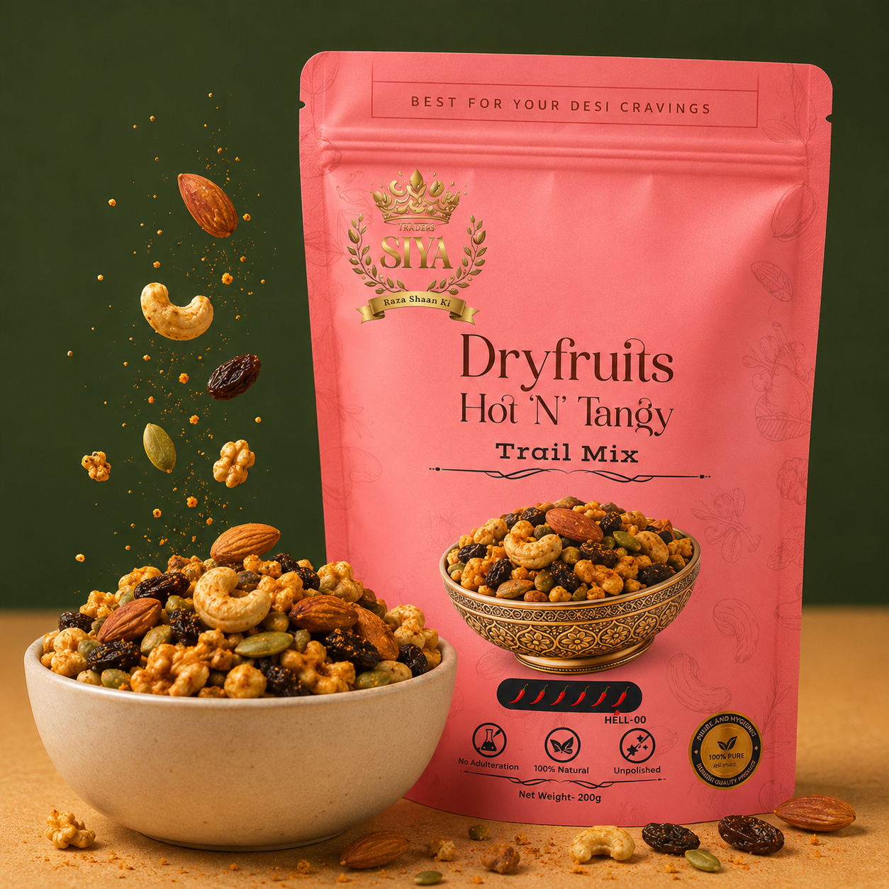Dryfruit Hot N Tangy Trail Mix