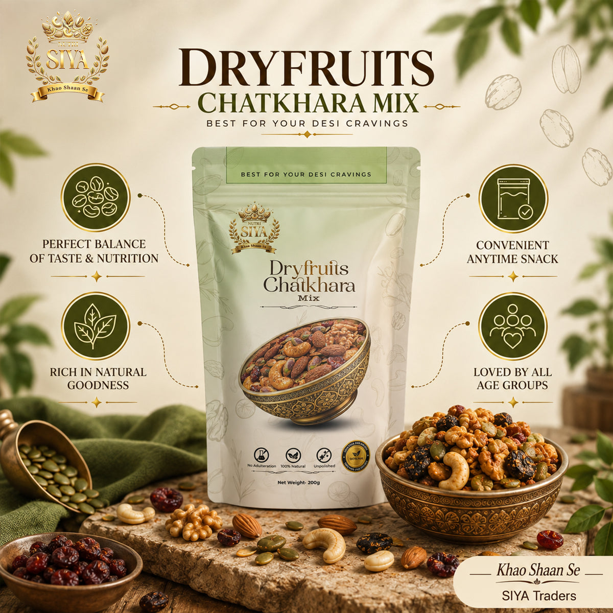 Dryfruits Chatkhara Mix