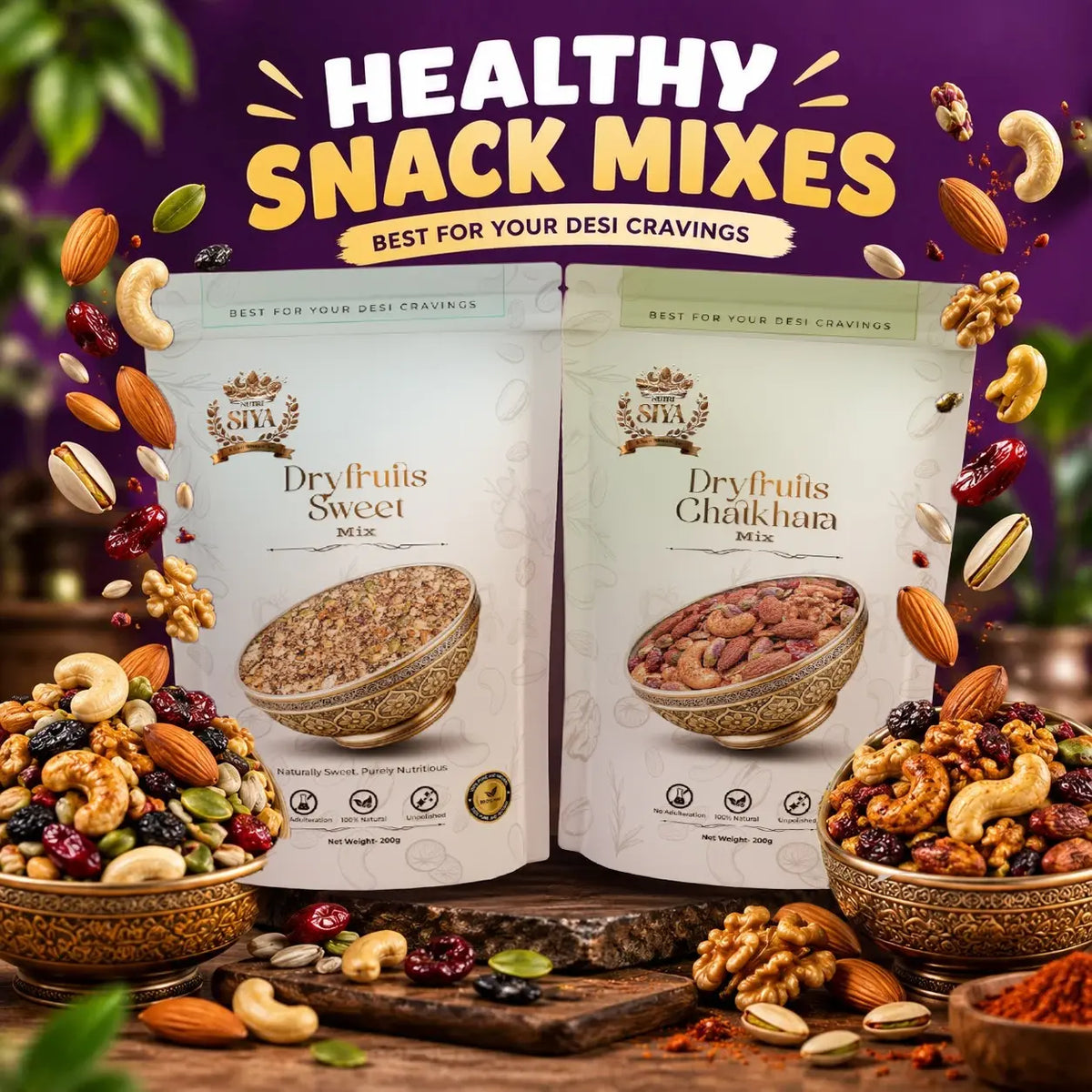 Healthy snack mix
